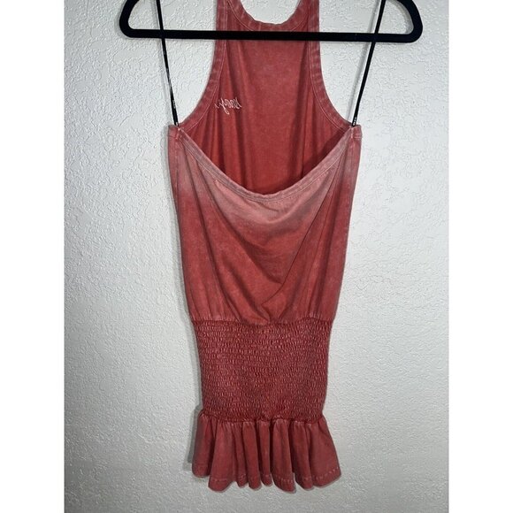 Ser.o.ya Retrofete Smocked Mini Dress 100% Cotton Halter Top Size Small NEW C1 - Picture 4 of 10